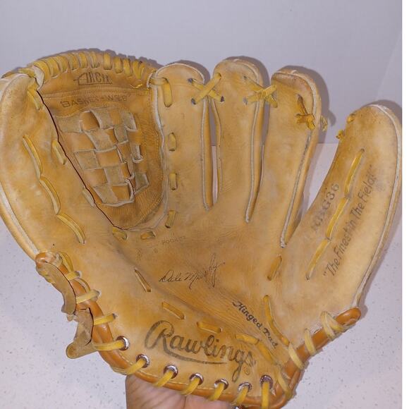 Vintage Rawlings Baseball Glove RGB36 Dale Murphy - Picture 2 of 7